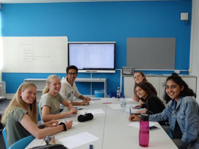 happy students english summer school uk