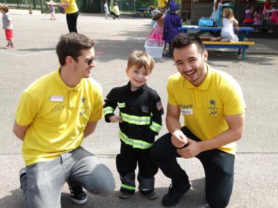 Caring day camp staff at Mini Minors