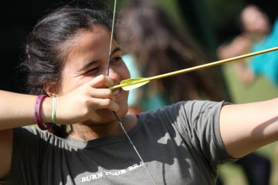 Archery fun at XUK summer camp in UK
