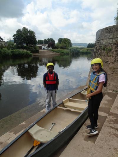 Water sports at xuk summer camp