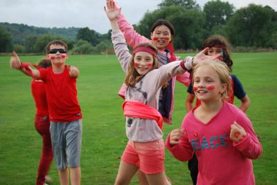 international campers at uk summer residential activity camp