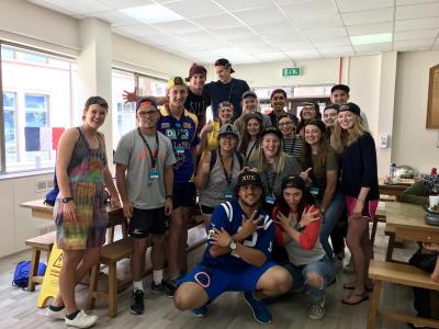staff team at uk english speaking summer camp for kids and teenagers