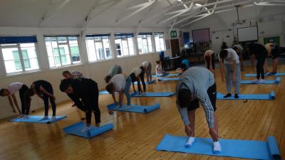 yoga one of our best activities at english summer school
