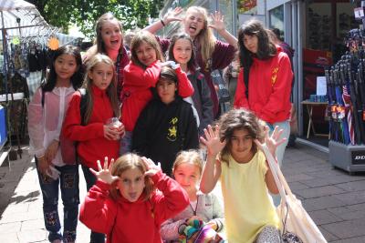 junior campers at uk english speaking summer camp london