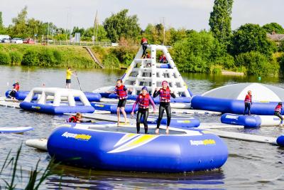 aqua park summer camp trip for international campers