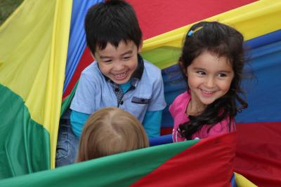 parachute games london day camp kids children
