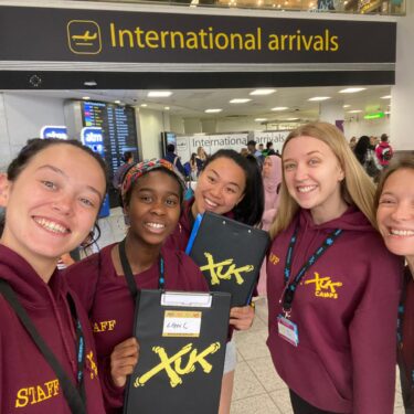 travelling to the UK to visit our staff at xuk camps