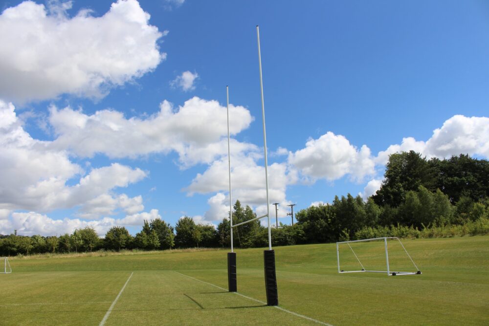 Rugby pitch at XUK Excel summer camp