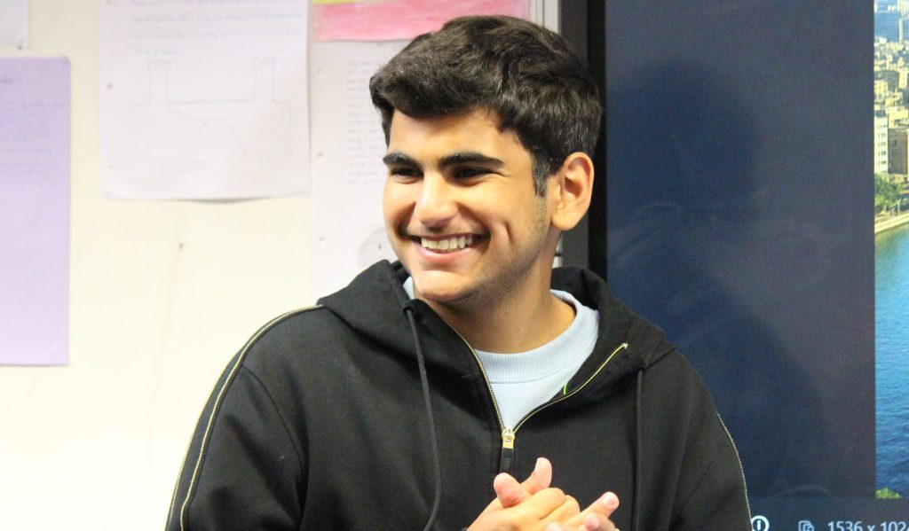 Teen taking part in the XUK Leadership programme