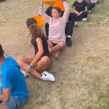 Campers doing fun games at Holiday summer camps