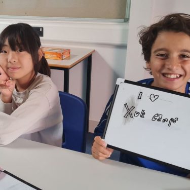 Students in a lesson at UK summer language courses