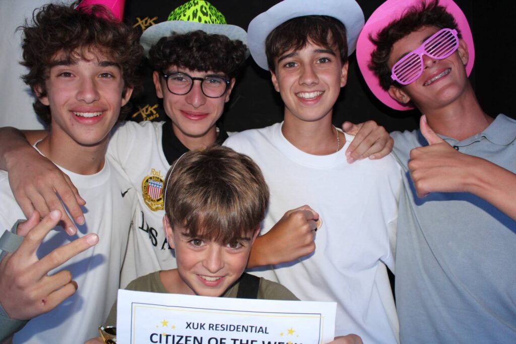 XUK campers making friendships with children from around the world